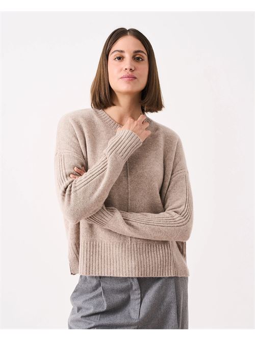 candace. maglia dolcevita con colletto rimovibile ABSOLUT CASHMERE | ACF181113CCANDACECHESTNUT